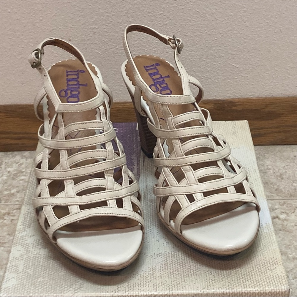 Indigo By Clarks Campania Open Toe Heels